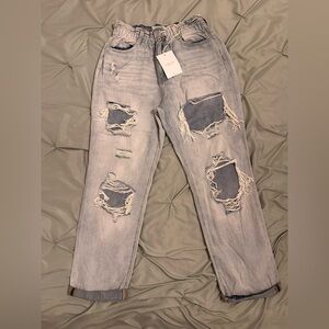 KanCan Light Gray High Waist Jeans